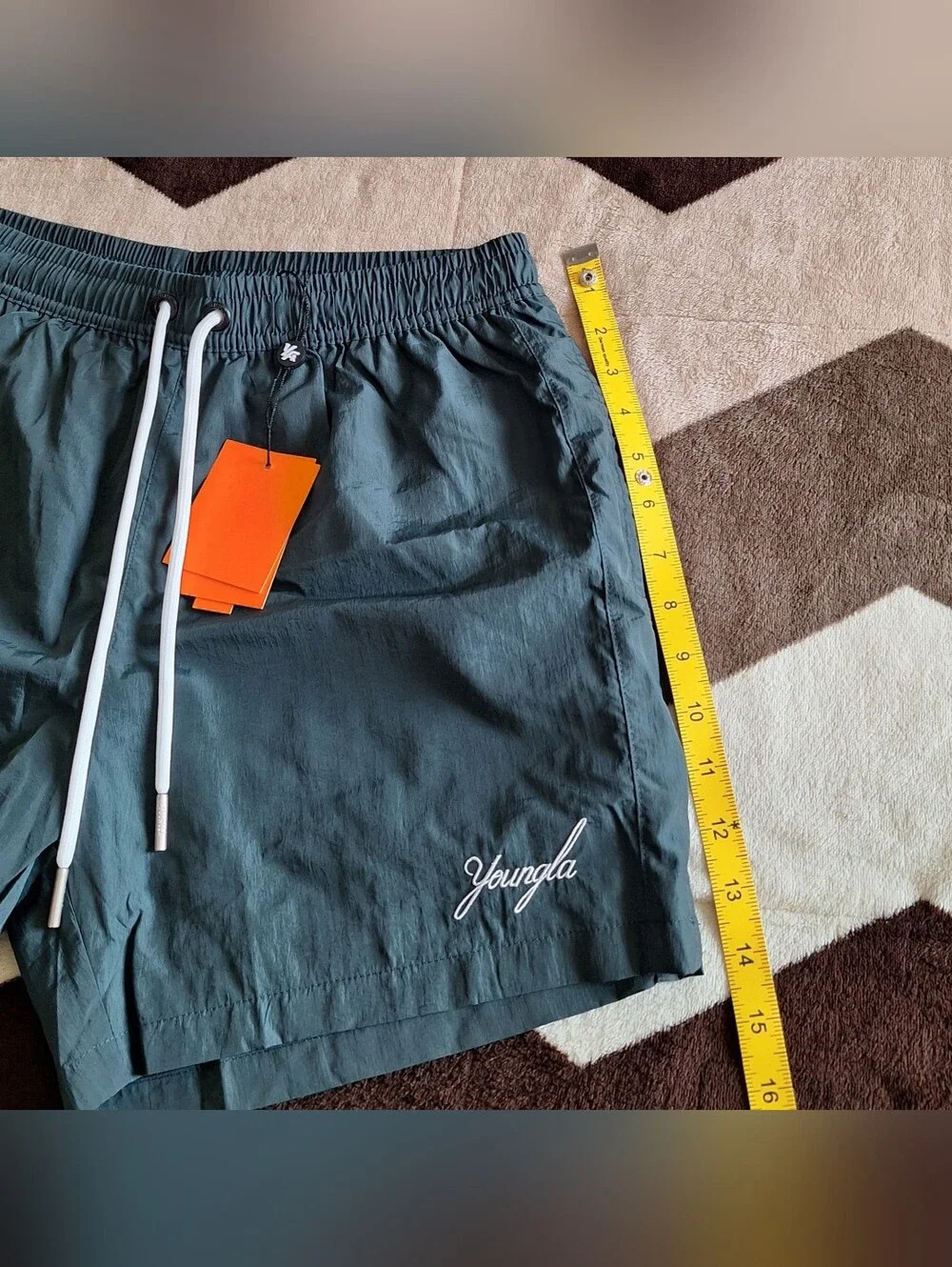 YoungLA Men's 1016 - Crinkle Shorts - NWT  - Small